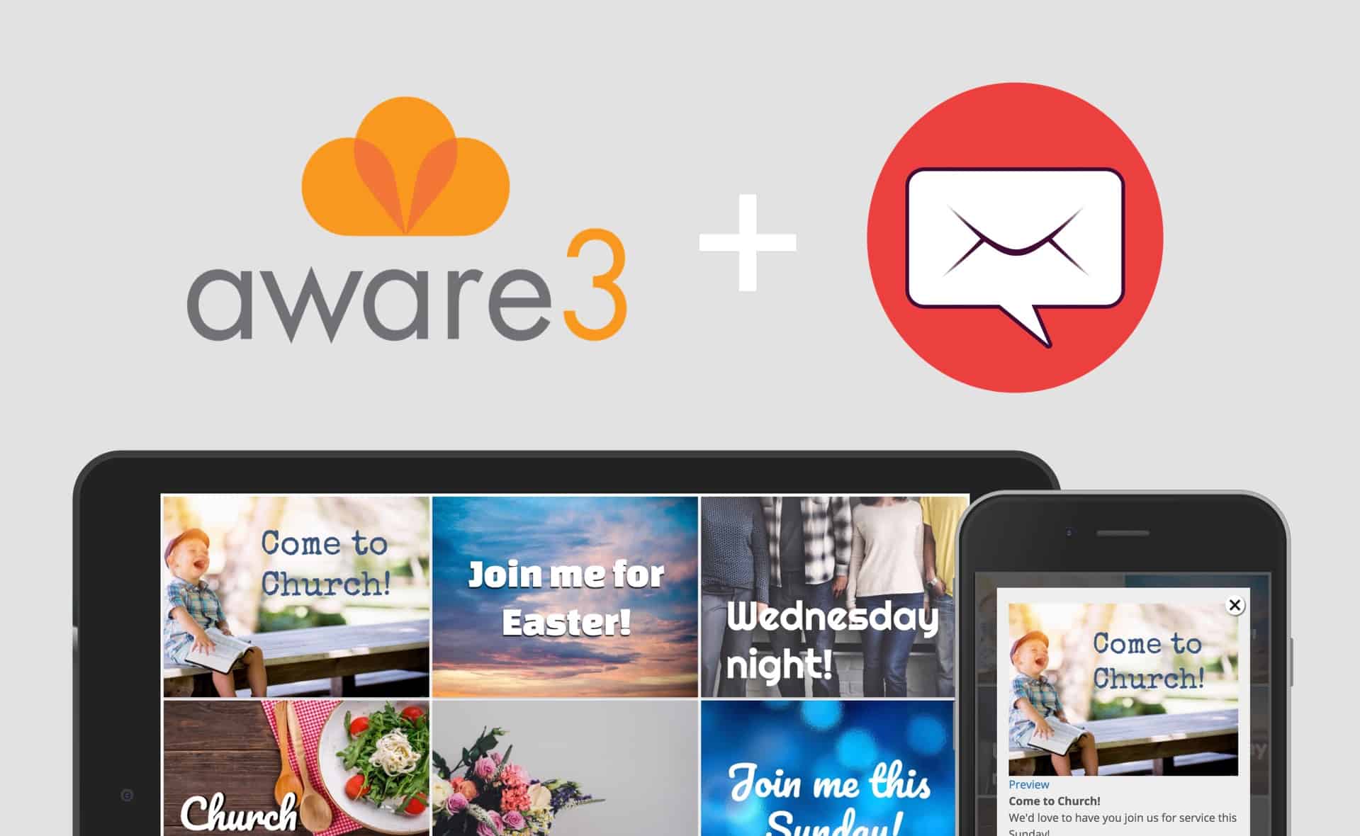 How to add ecards to your Aware3 church app